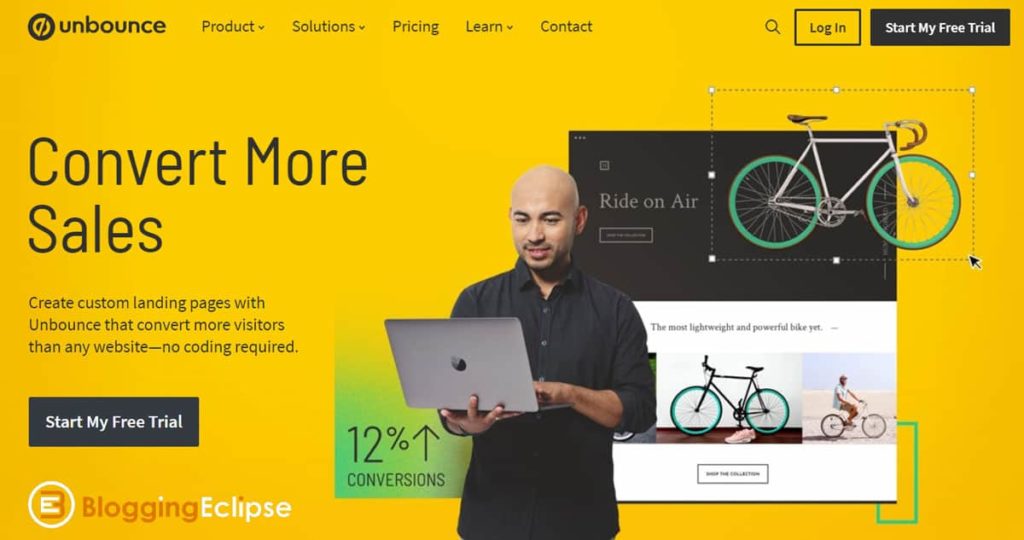 Top 9 landing page builders to Boost conversions by 400 % - Updated 2026 2 UNbounce landing page builder