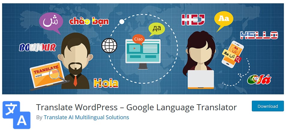 Top 9 WordPress-vertaalplug-ins voor meertalige sites 4 Google Language Translator