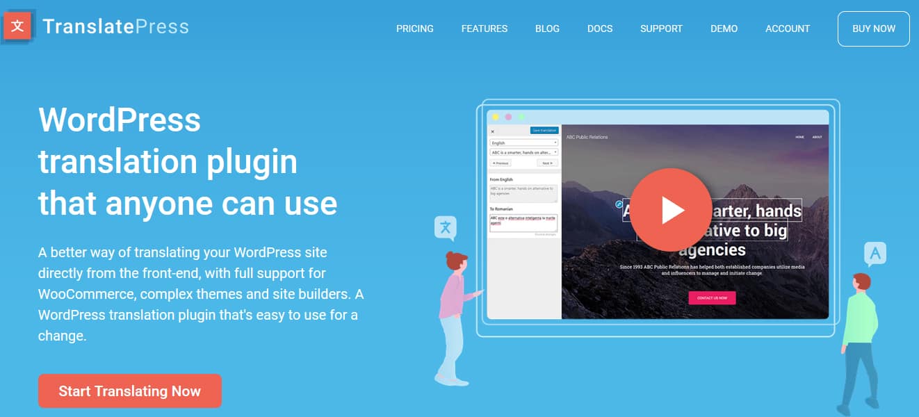 Top 9 WordPress-vertaalplug-ins voor meertalige sites 2 Vertalen Druk op