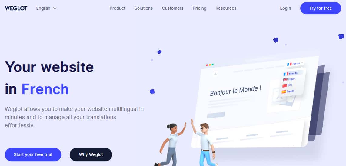 Top 9 WordPress-vertaalplug-ins voor meertalige sites 5 Weglot