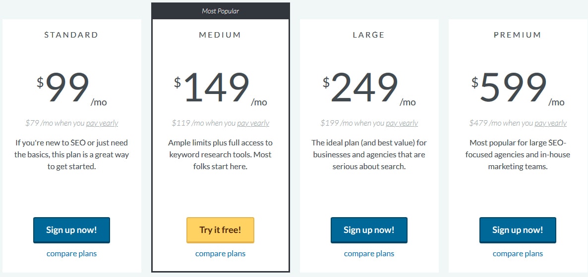 Moz vs. SEMrush 2026: Which is the Best SEO Tool? (Our Pick) 10 Moz Pricing