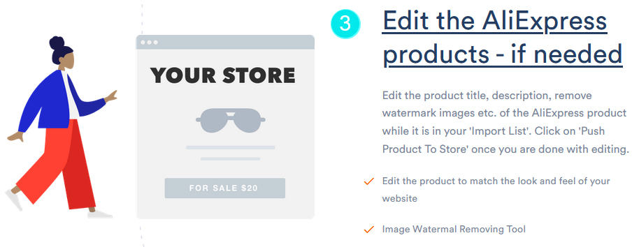 WooDropship Review 2026: Best AliExpress Dropshipping Plugin? (WooDropship Pros & Cons) 3 WooDropship product customization