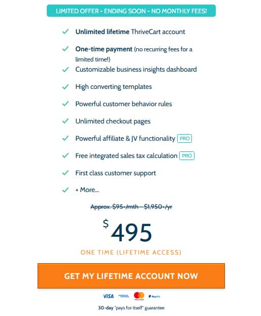 3 Best CartFlows Alternatives: Which is Better? (2026) 13 ThriveCart Pricing