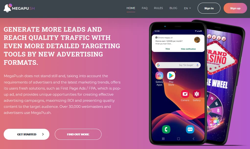 7 Best RichAds Alternatives & Competitors in 2026 (#1 Choice) 3 Mega.push