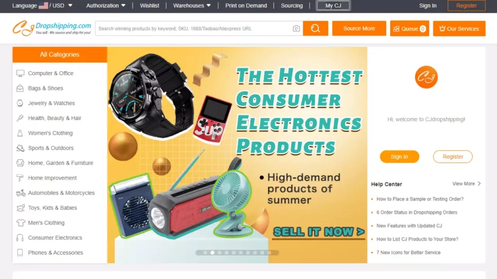 Top 12 Fastest Dropshipping Suppliers 2026 10 CJ Dropshipping