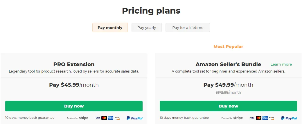 Jungle Scout Vs. AMZScout 2026: Which Amazon FBA Tool is Best? 12 amz scout pricing