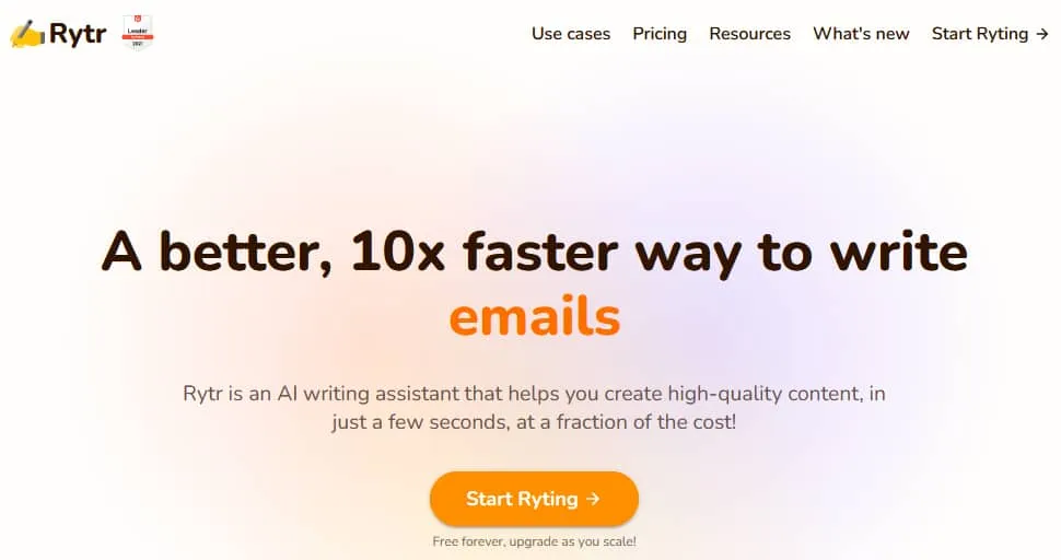 11 Best AI Copywriting Tools to Write 10X Faster (2026) 5 Rytr Review