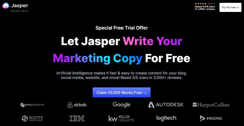 11 Best AI Copywriting Tools to Write 10X Faster (2026) 2 Jasper Review