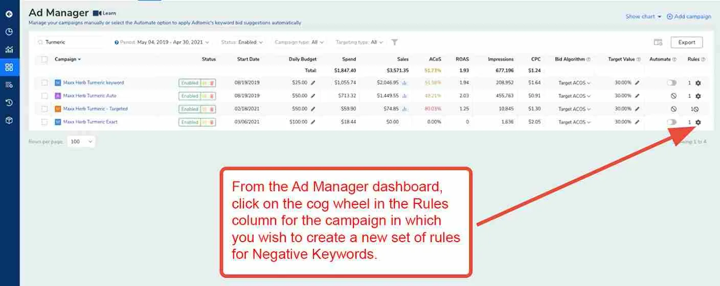 What is Helium 10 Adtomic? Helium 10 Adtomic Amazon PPC Tool Review 13 Adtomic Ad Manager