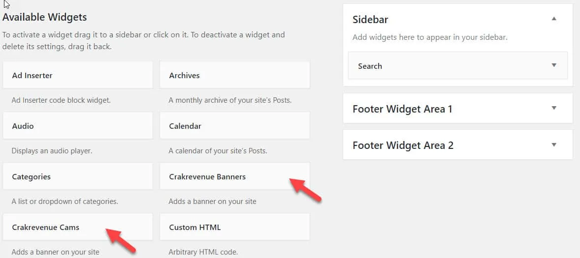 CrakRevenue WordPress Plugin Review: Monetize Your Adult Website (Pros & Cons) 10 CrakRevenue Widgets