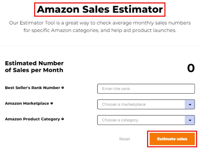 AmaSuite 5 Vs. Jungle Scout 2026: Which is Best for Amazon Sellers? 20 Jungle Scout Sales Estimator