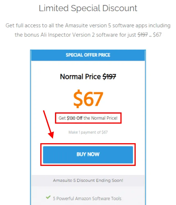 AmaSuite 5 Vs. Jungle Scout 2026: Which is Best for Amazon Sellers? 18 AmaSuite 5 Pricing