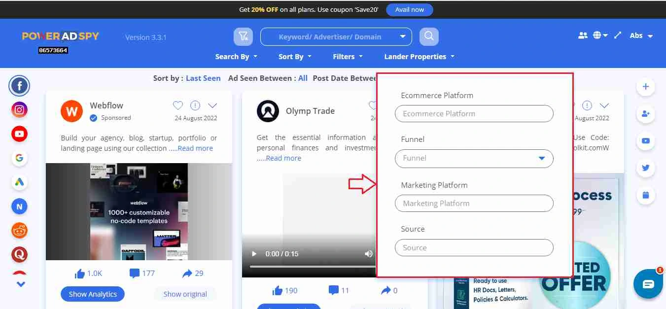 (Updated) PowerAdSpy Review 2026 + Coupon Code (10 Days FREE) 12 Lander Properties