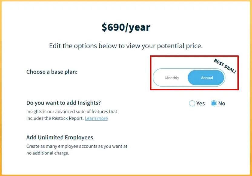 Inventory Lab Review 2026 : Logiciel Amazon Seller ultime (fonctionnalités principales, prix, alternatives et plus) 9 Plan de tarification du laboratoire d'inventaire