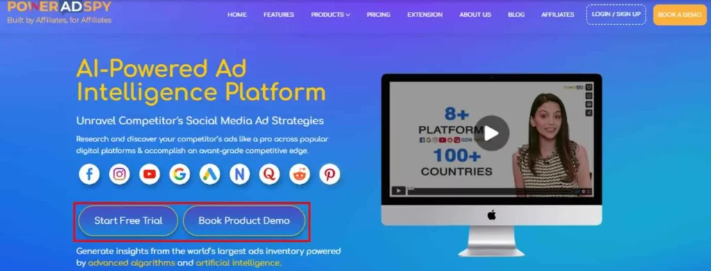 11+ أفضل أدوات التجسس لإعلانات اليوتيوب لعام 2026 ➜ أدوات مجانية متضمنة 6 PowerAdSpy