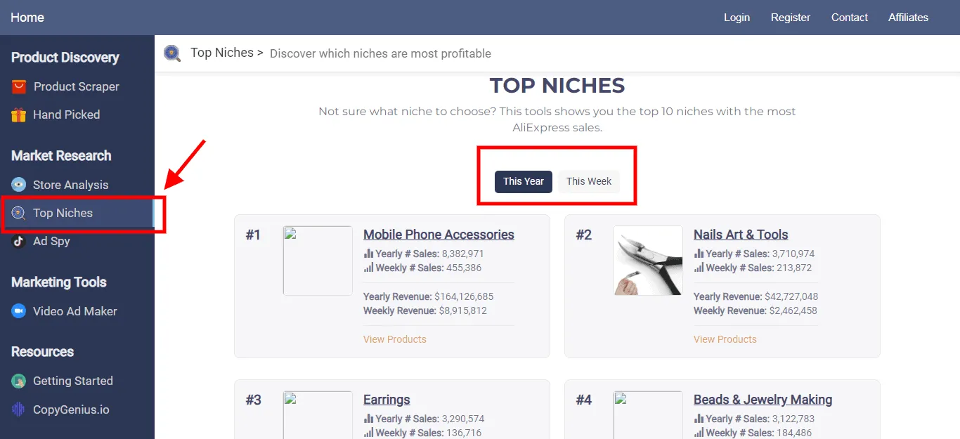 Niche Scraper Review 2026: الفوز بأداة بحث المنتج (كوبونات Niche Scraper) 6 مكانة مكشطة أعلى المنافذ
