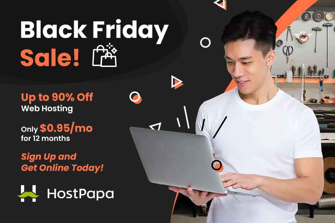 HostPapa Review 2026: beste hostingprovider? | Krijg 78% korting 1 HostPapa Black Friday-uitverkoop
