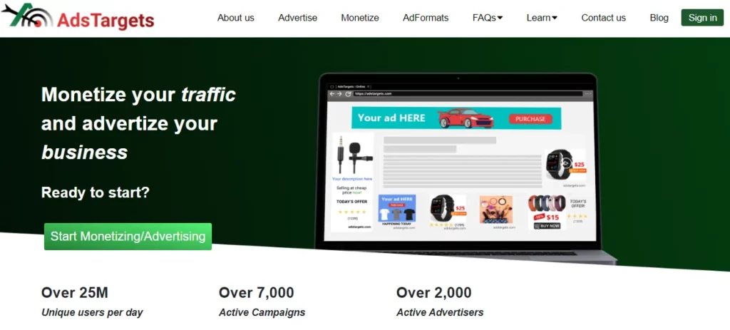 20 Best Crypto Ad Networks for Publishers: Billion $$$ Exposure 19 AdsTargets