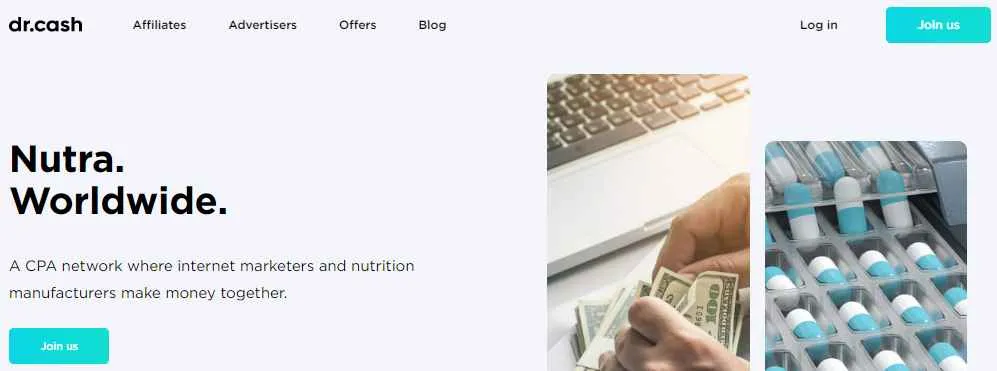 10 Best Nutra Affiliate Networks 2026: (Top Paying Offers) 10 Dr.cash Affiliate Network