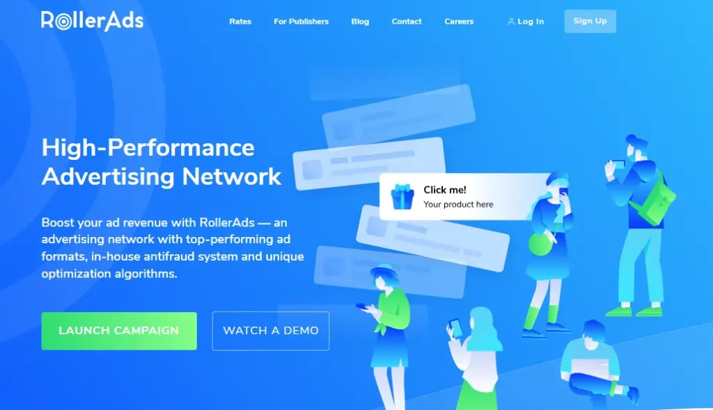 Best mVAS Ad Networks: Premium Mobile Carrier Traffic (2026) 8 RollerAds