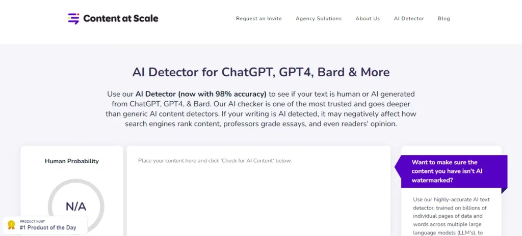 Los 11 mejores detectores de contenido de IA de 2026 para comprobar el plagio ✓ Elección de los expertos 4 Contenido a escala