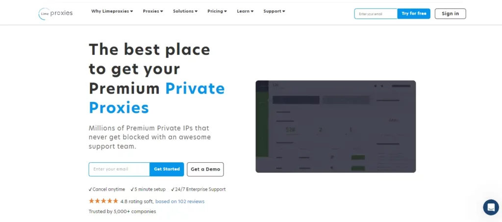 15 Best Socks5 Proxies 2026 → Taking Privacy on a Serious Note 📝 15 Lime Proxies