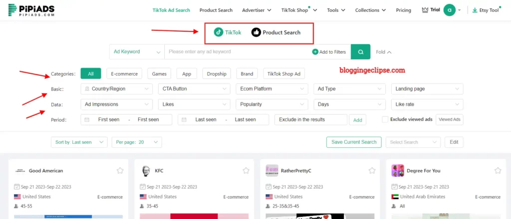 PiPiADS Free Trial 2026 ⇆ Unlimited Access for a Lifetime 6 TikTok Ads and Product Search - Pipiads
