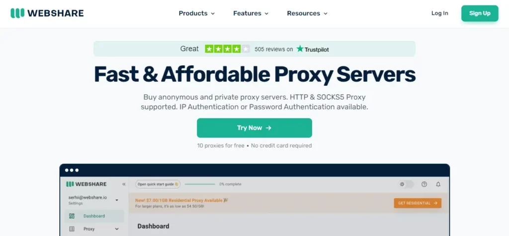 15 Best Socks5 Proxies 2026 → Taking Privacy on a Serious Note 📝 5 Webshare.io