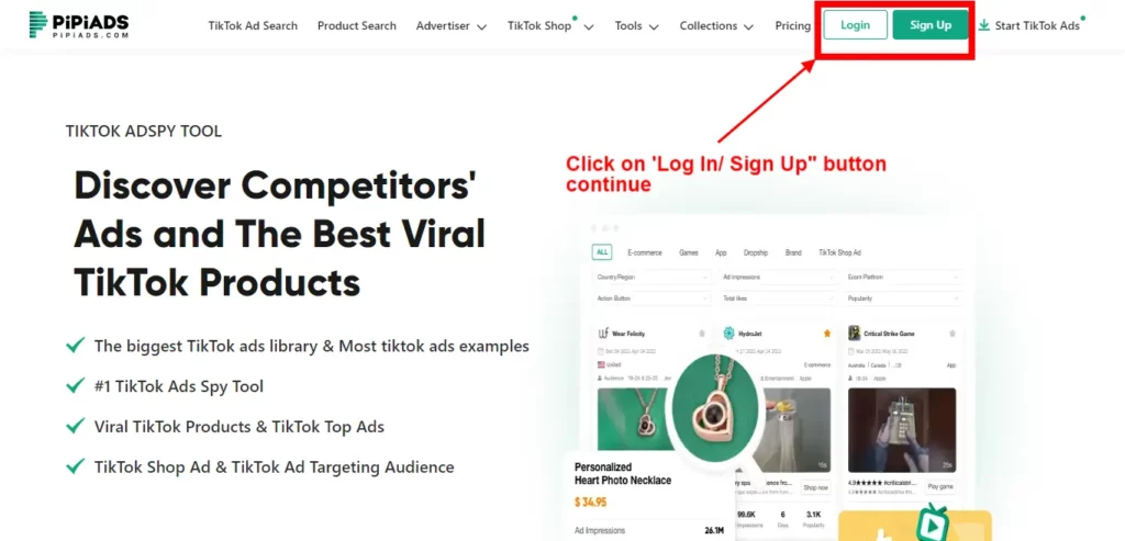 How to Use PiPiADS? Exploring the Right Way for Better Results ✓ 2 Login to PiPiADS
