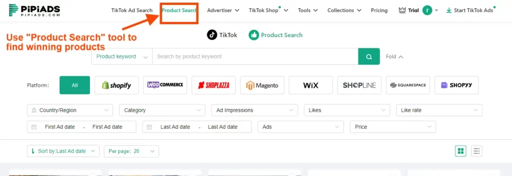 How to Use PiPiADS? Exploring the Right Way for Better Results ✓ 11 PiPIADS Product Search