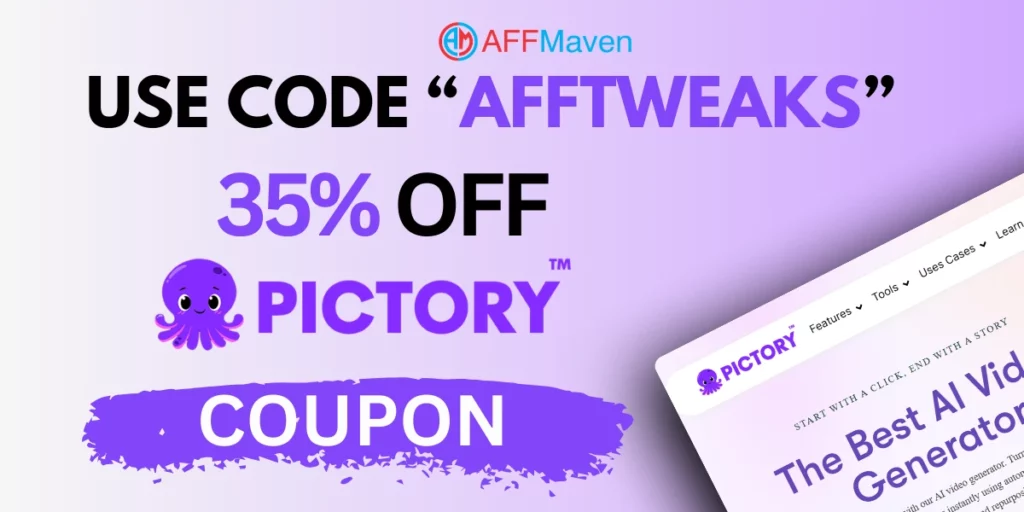 Codice sconto Pictory AI 2026: risparmia il 20% con il codice 'AFFTWEAKS' 44 Offerte coupon Pictory