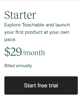 Teachable Pricing Plans 2026 ➔ Free Plan & $50 OFF on Pro+ 3 Teachable Starter Plan