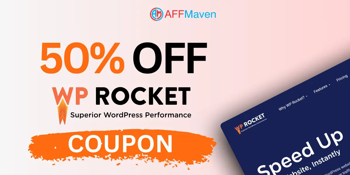 WP Rocket Coupon Codes 2026: 50% OFF + Review 1 WP Rocket Coupon Offer