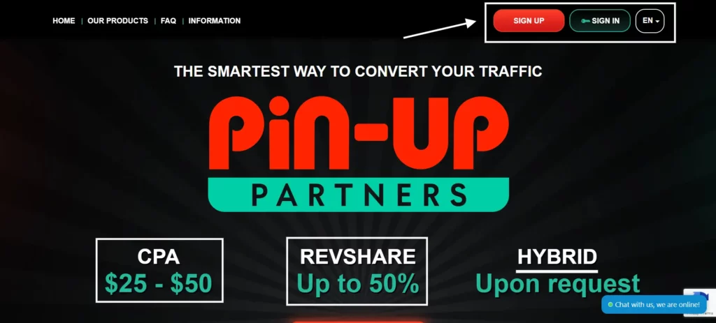 Pin Up Partners Review 2026 ➜ 50% RS + CPA Up to $50 4 Pin Up Partners Homepage