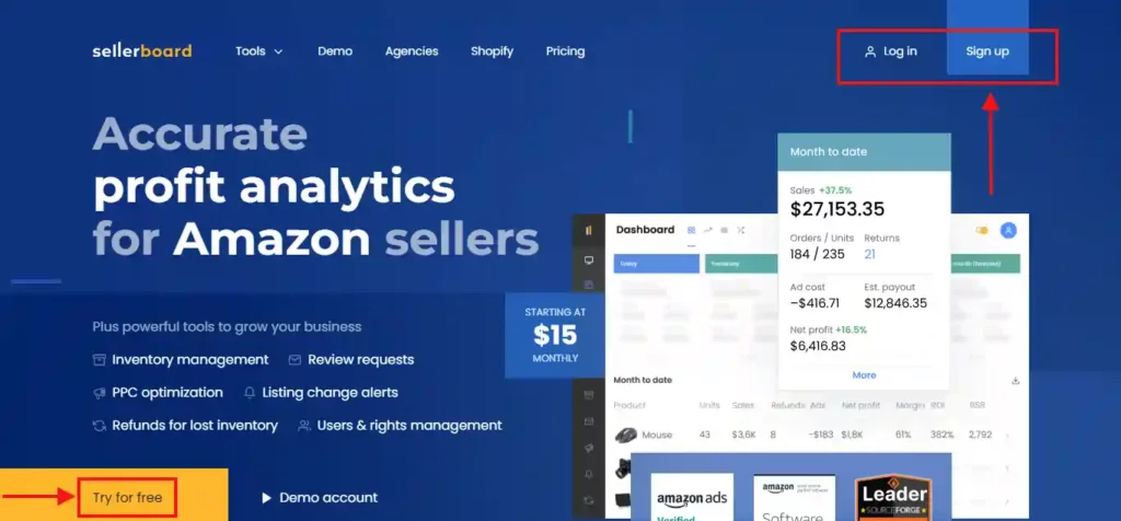 Sellerboard Review 2026 ➜ 2 Month Free Trial + 20% OFF 8 Try Sellerboard for free