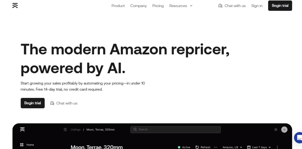 8 Best Amazon Repricer Tools for Every Seller in 2026 7 Aura Home Page