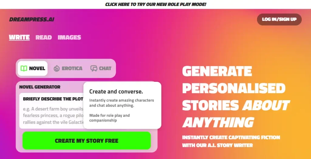 15 Best NSFW AI Writers of 2026: Steamy Story Creation 7 Dreampress AI