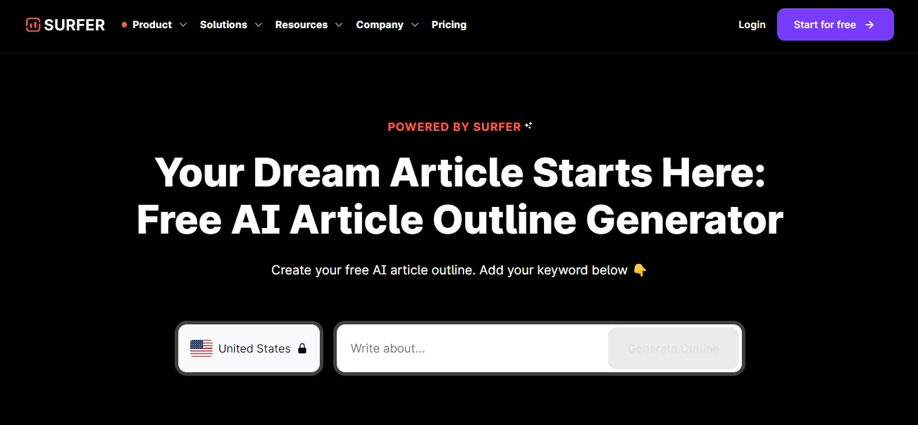 WriterZen vs Surfer SEO Comparison 2026: Marketer's Dilemma 7 Surfer SEO AI Article Outline Generation
