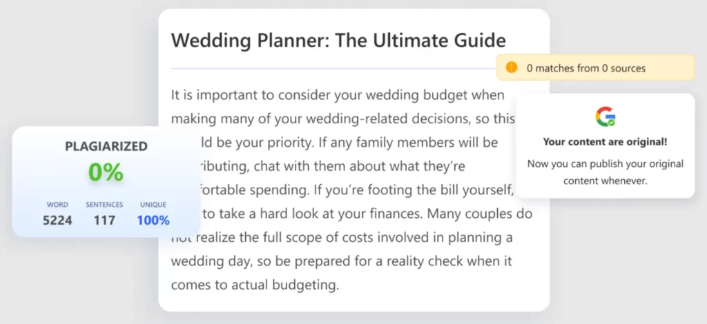 WriterZen vs Frase Comparison 2026: Finding the Perfect Ally 12 WriterZen Plagiarism Checker