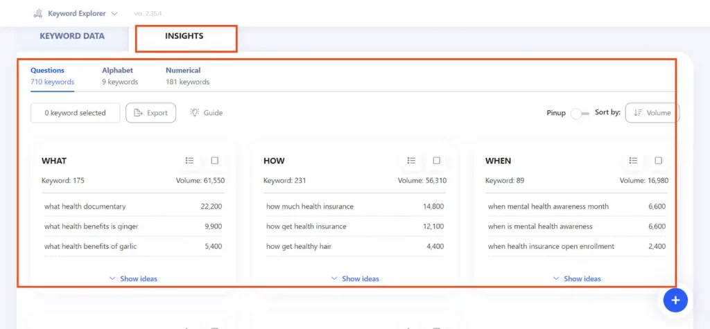 WriterZen Keyword Explorer Review 2026 13 Writerzen Insights Tab