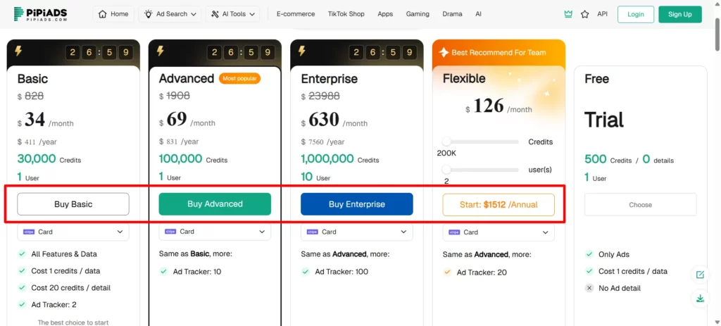 60% Off PiPiADS Coupons & Promo Offer + Free Trial 2026 9 Choose PiPiADS Pricing Plan to Redeem Coupon