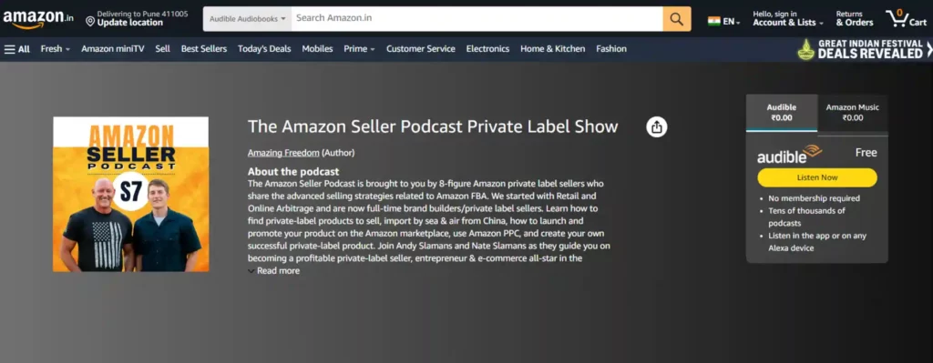 30+ Best Amazon Seller Podcasts 2026 16 The Amazon Seller Podcast