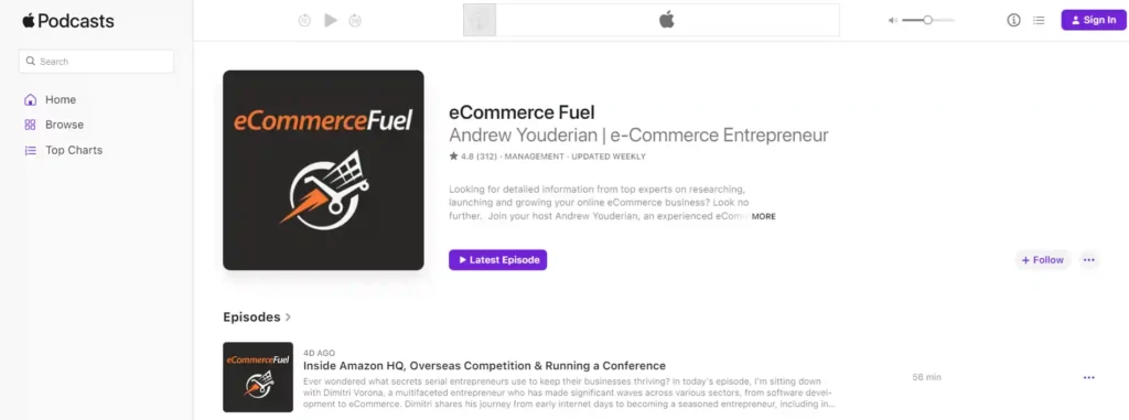 30+ Best Amazon Seller Podcasts 2026 22 The E-commerce Fuel Podcast
