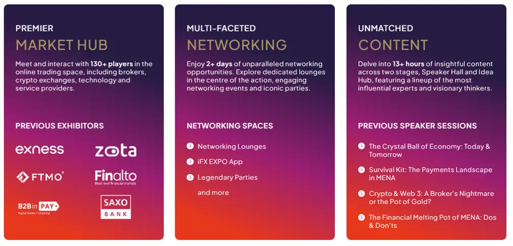 iFX EXPO Dubai 2025: #1 Trading Expo keert terug naar Dubai 3 iFX EXPO Dubai 2025-tickets