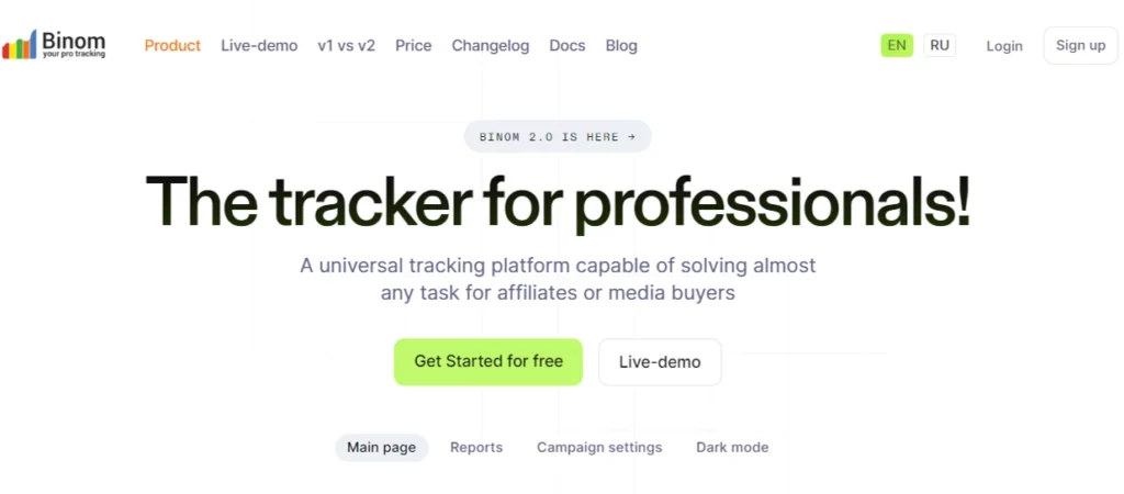 5 Best Voluum Alternatives for Ad Tracking in 2026 11 Binom