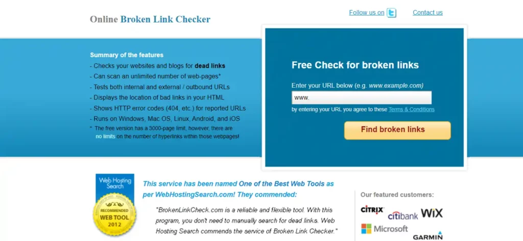 Broken Link Checker