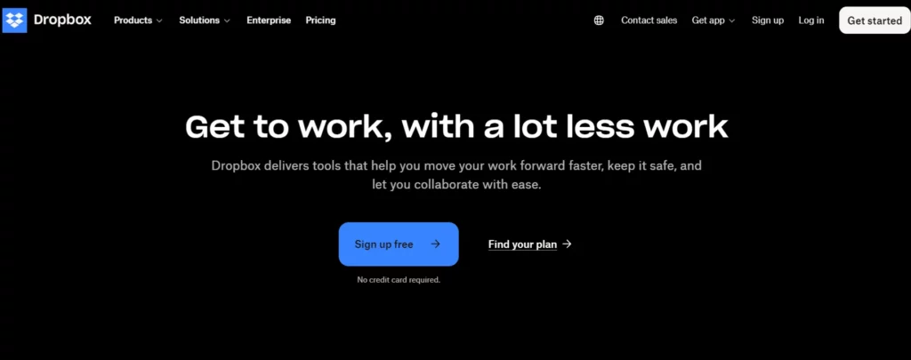 15+ onmisbare SaaS-tools voor startups in 2026 (groei stimuleren) 13 dropbox
