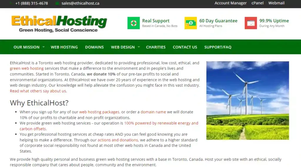Top 10 Web Hosting Providers in Canada/Toronto: Jan 2026 14 Ethical Host