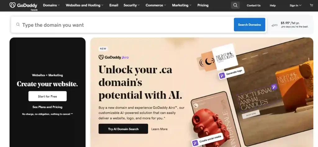 Top 10 Web Hosting Providers in Canada/Toronto: Jan 2026 7 Godaddy Canada