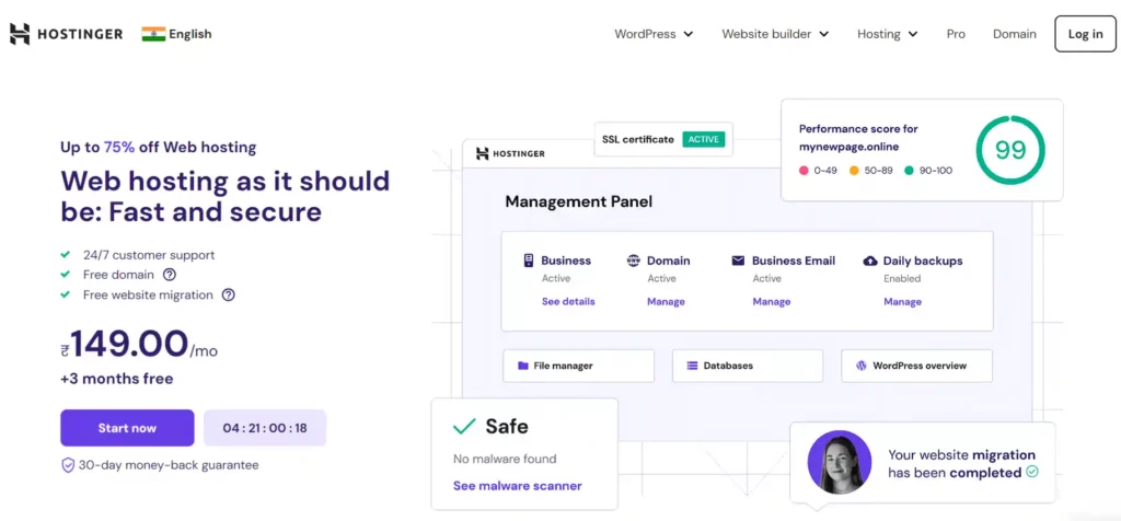 Top 9 Budget Web Hosting providers for Indian Traffic: Updated 2026 7 Hostinger India